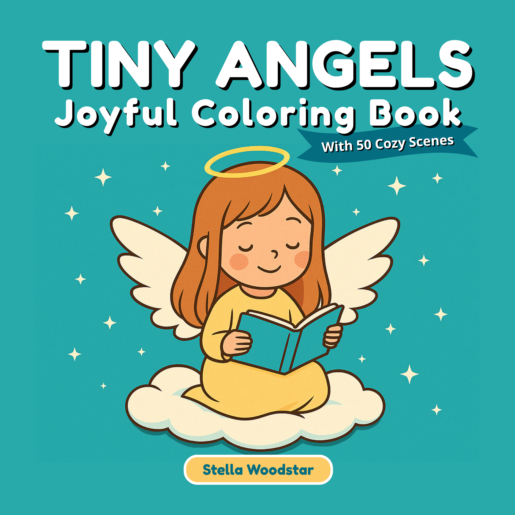 Tiny Angels coloring book cover